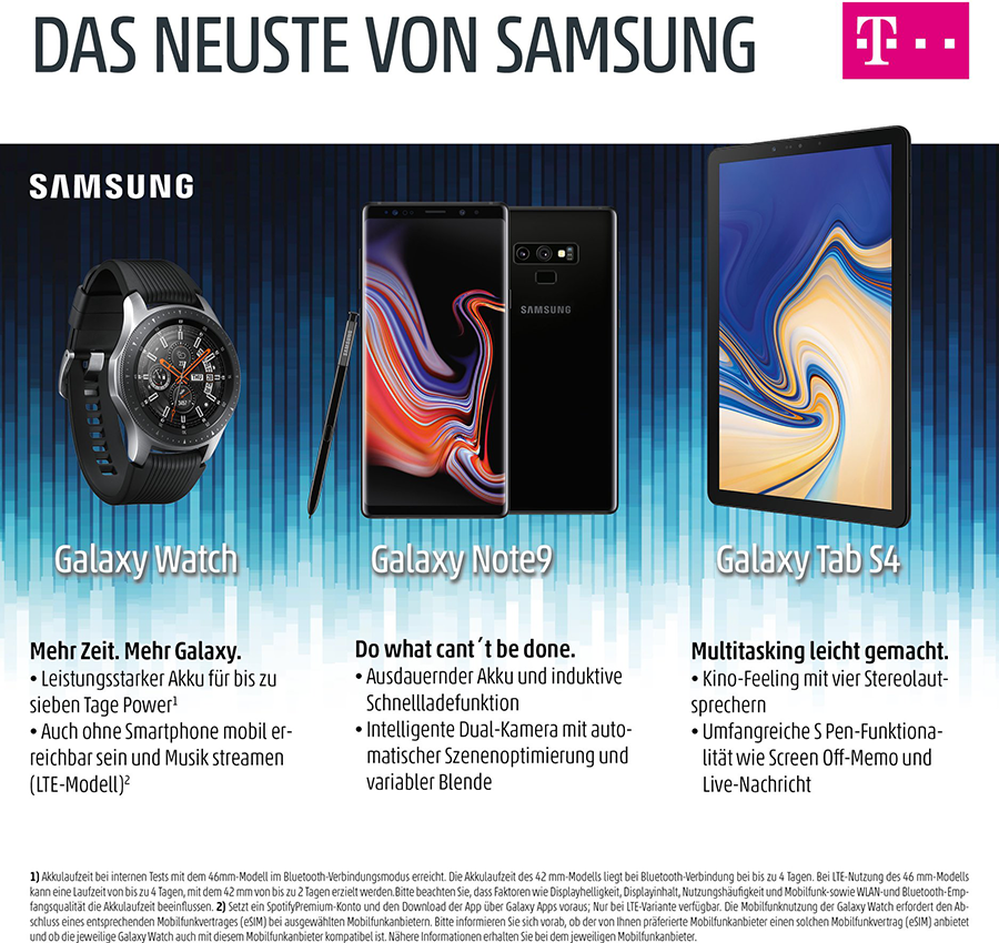 Samsung dringt in neue Galaxien vor